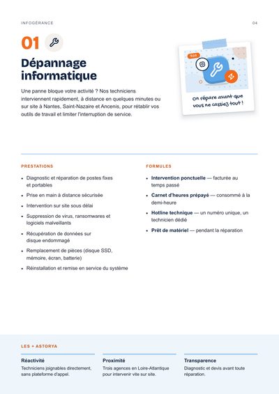 Page 4 - Dépannage informatique