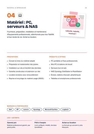 Page 8 - Matériel PC serveurs NAS