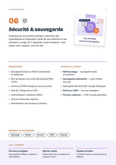 Page 11 - Sécurité et sauvegarde